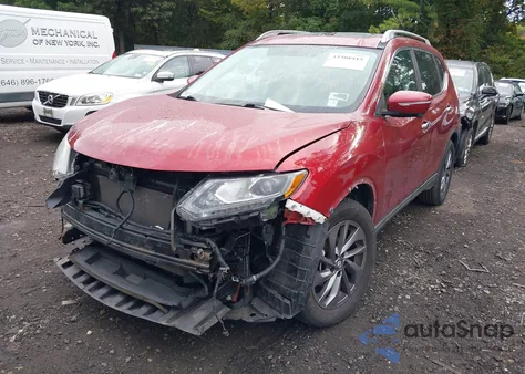 2016 Nissan Rogue Sl from USA, damaged, VIN 5N1AT2MV0GC865617